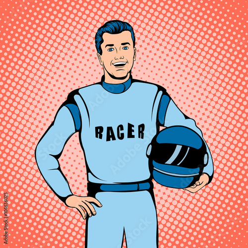 Racer concept, comics style