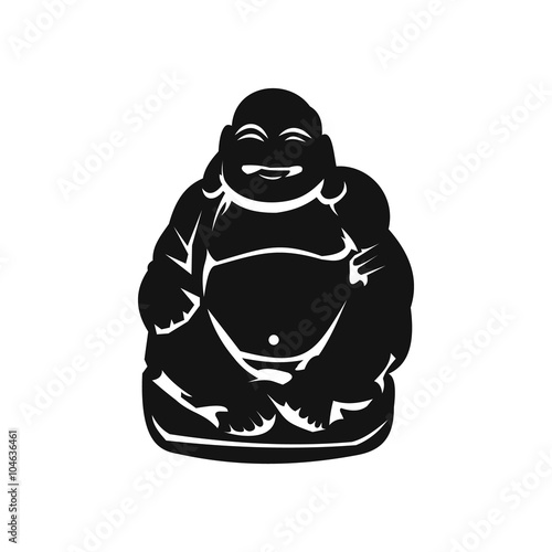 Hotei or Budai, Japanese Netsuke icon