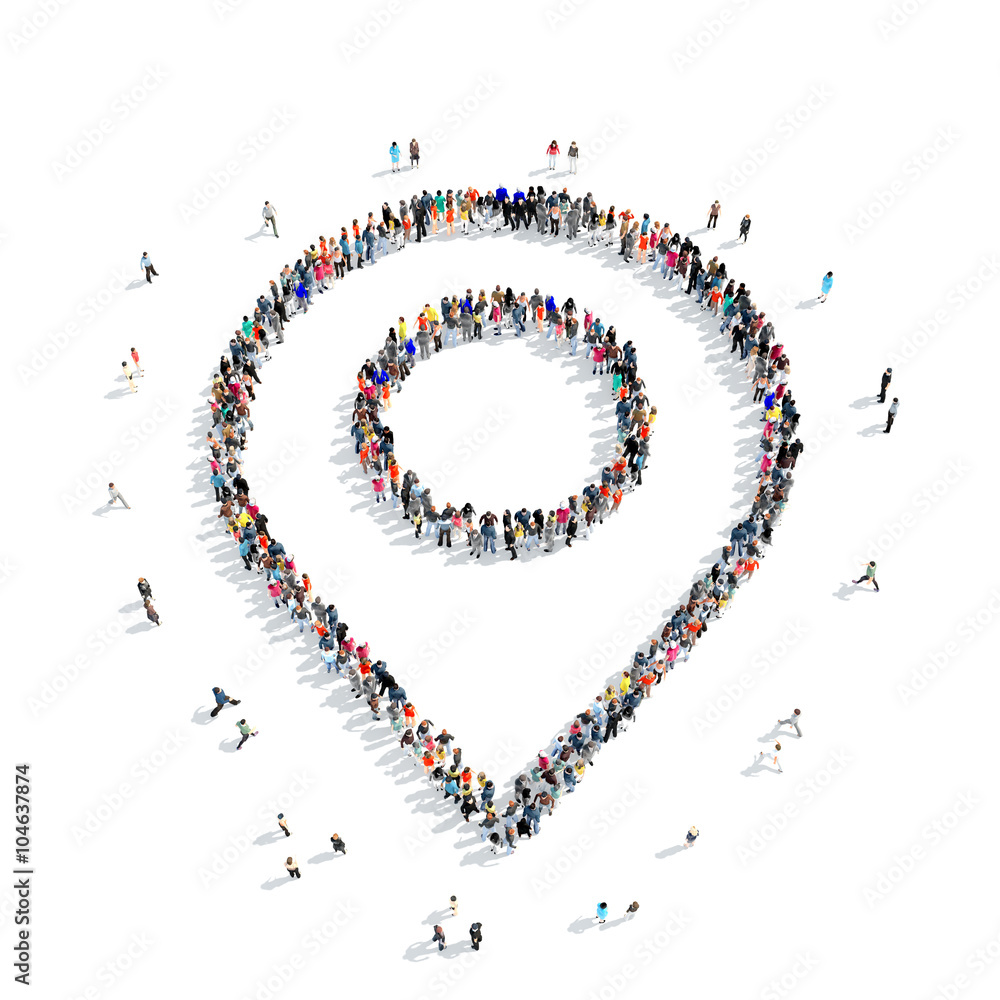 people shape map pointer icon people shape map pointer icon
