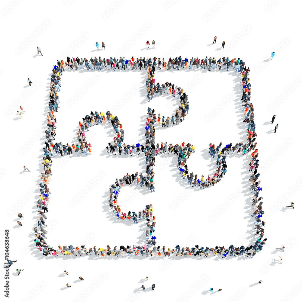 people shape puzzle icon people shape puzzle icon