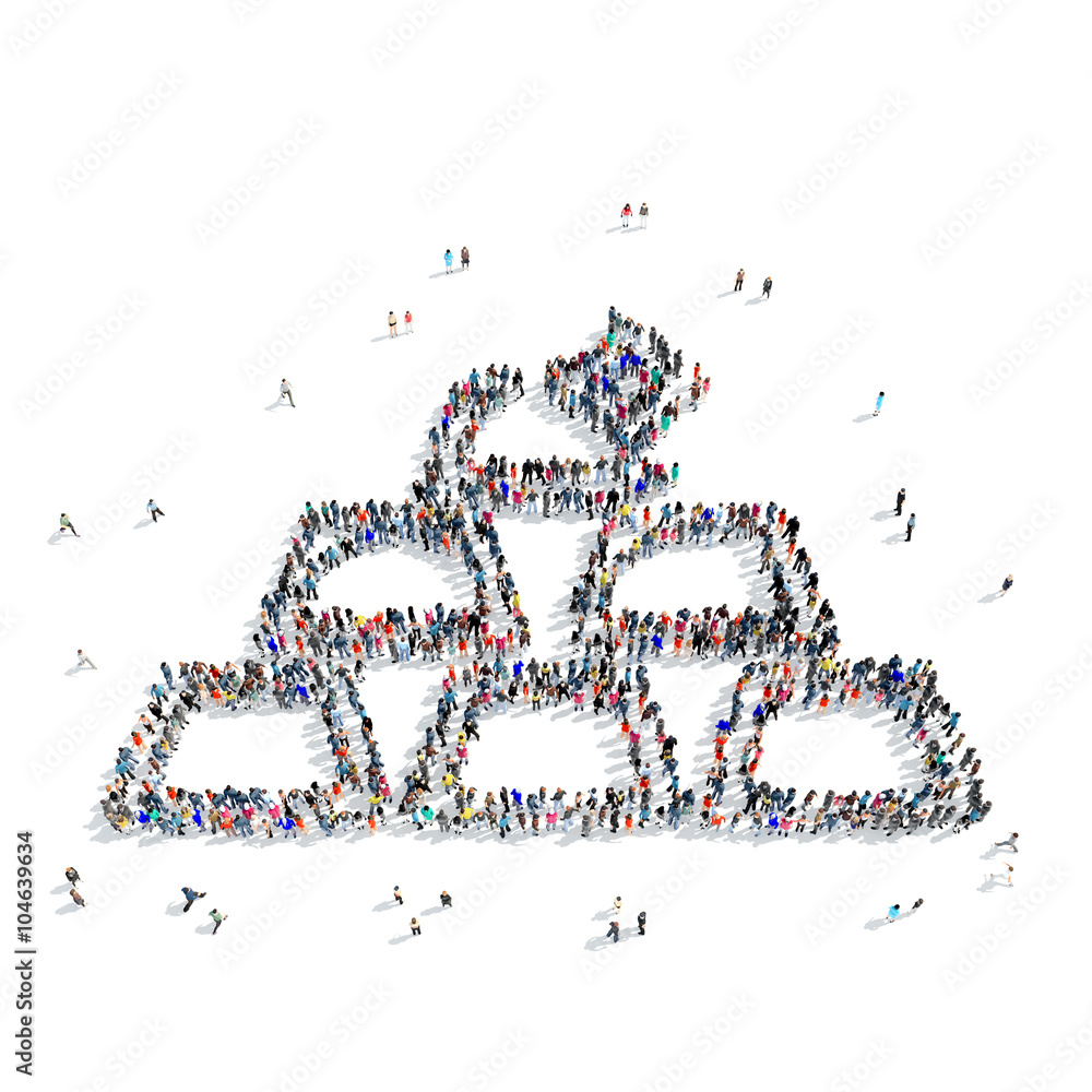 Obraz premium people money gold icon