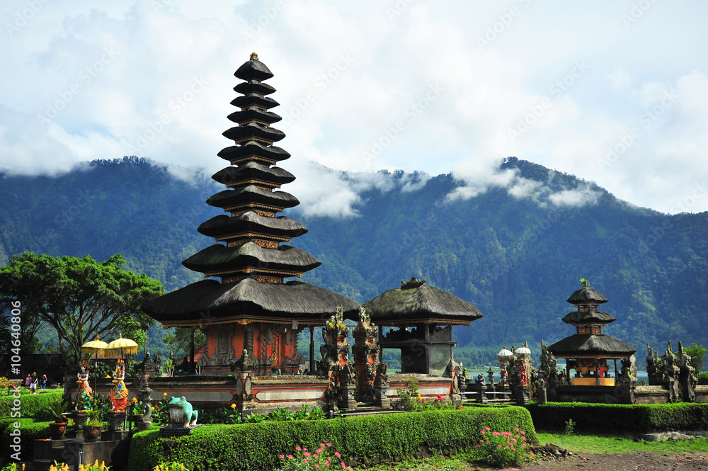Pura Ulun Danu Temple at Bali Island, Indonesia Pura Ulun Danu Temple at Bali Island, Indonesia