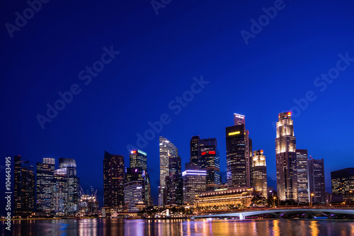 シンガポールの摩天楼