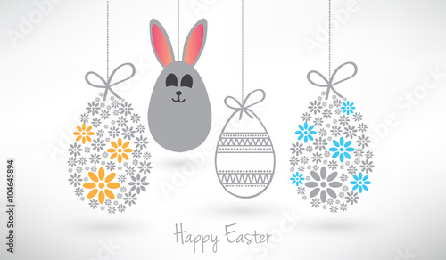 Wielkanoc kartka z życzeniami, piasanki