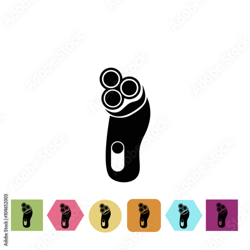 Electric shaver icon