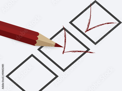 Illustration of filling out the questionnaire