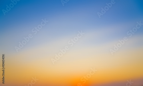 Beautiful colorful of abstract blur background, sunset color background, blurred sunset color © anatskwong