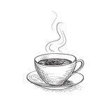 Cup of coffee. Coffee break icon.