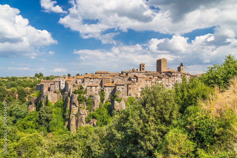 Medieval town of Vitorchiano in Lazio, Italy