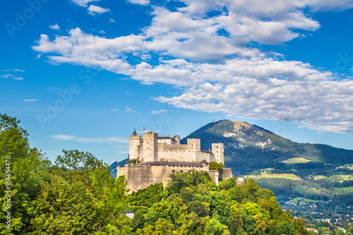 Obraz na płótnie Hohensalzburg Fortress in Salzburg, Austria w salonie