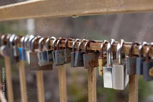  Love Padlock , bridge of Lovers