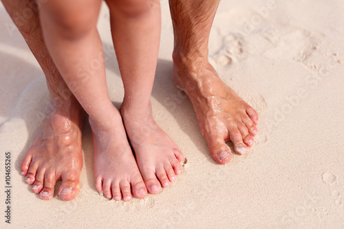 Feet on tropical sand © BlueOrange Studio