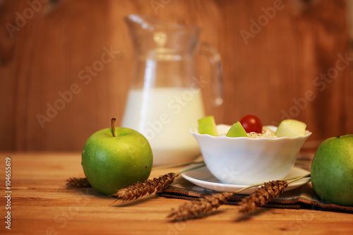 cereals breakfast apples spikelets