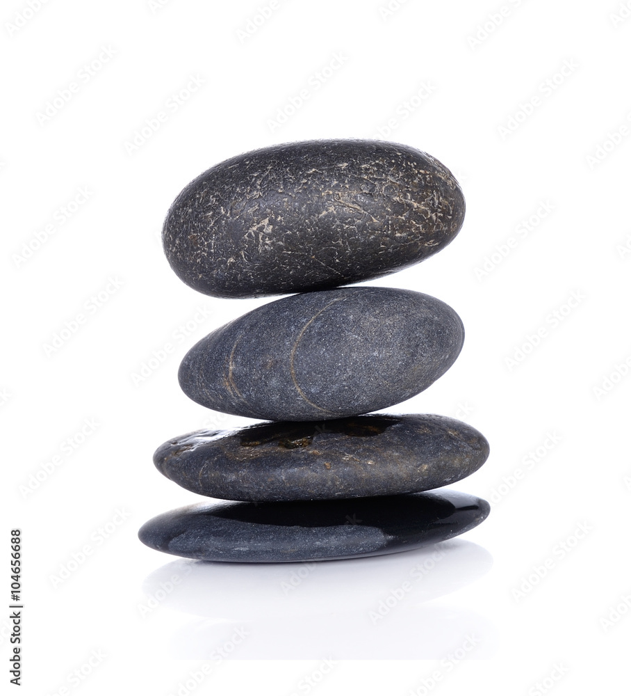pile of block stones isolated on white background pile of block stones isolated on white background