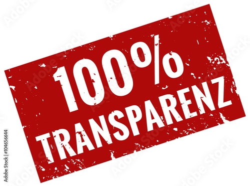 100% Transparenz Stempel rot grunge