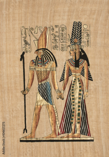 Фотография ancient Egyptian parchment