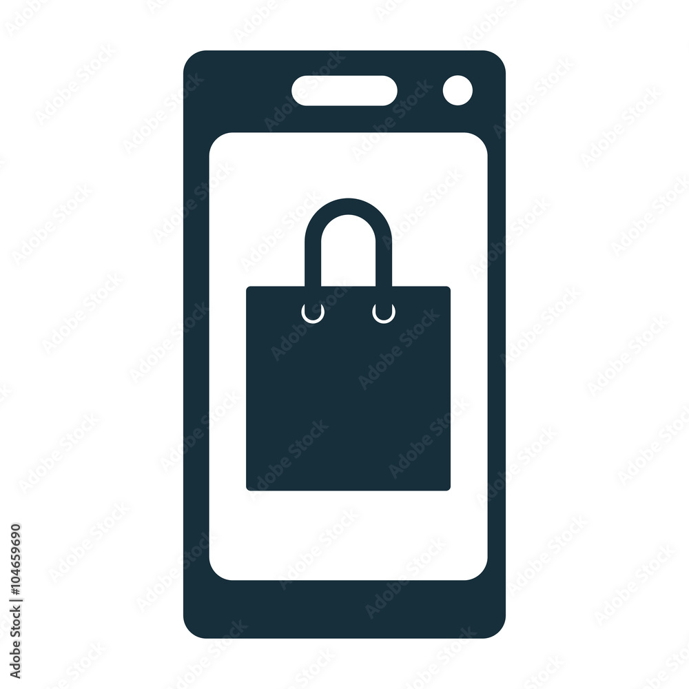 mobile shopping online icon mobile shopping online icon
