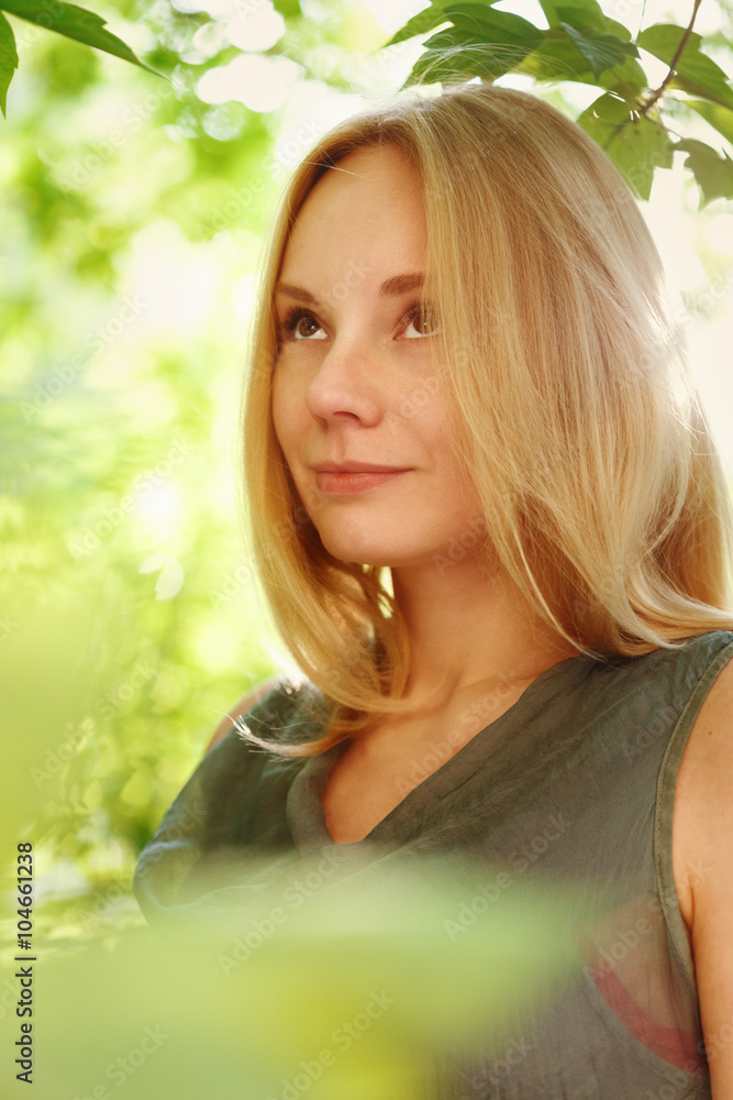 Beautiful Young Woman with Pure Skin Beautiful Young Woman with Pure Skin