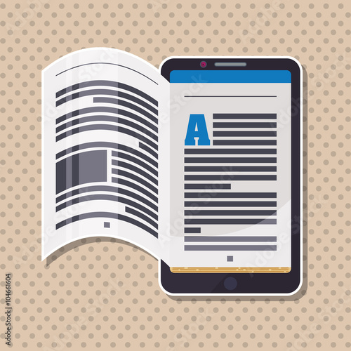 Ebook icon design  © djvstock