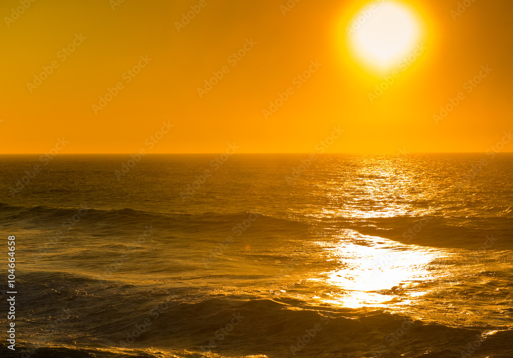 Beautiful sunset, Atlantic Ocean Beautiful sunset, Atlantic Ocean