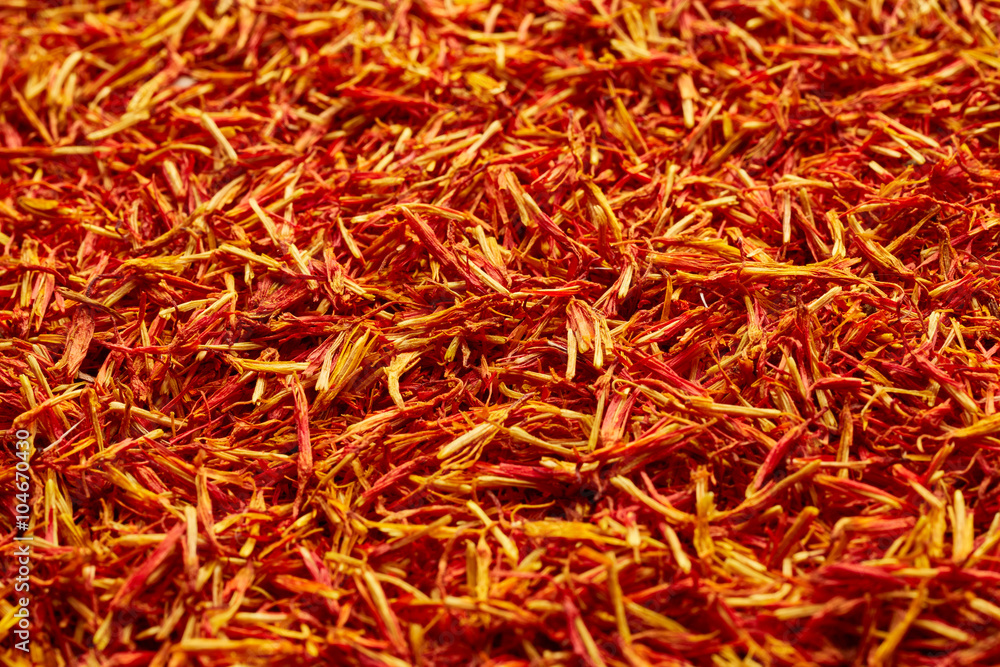 Saffron close up