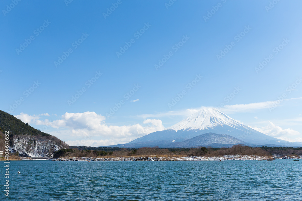 Lake Shoji and Fujisan