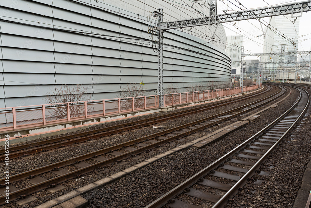 Railroad track Railroad track