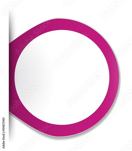 the blank oval label