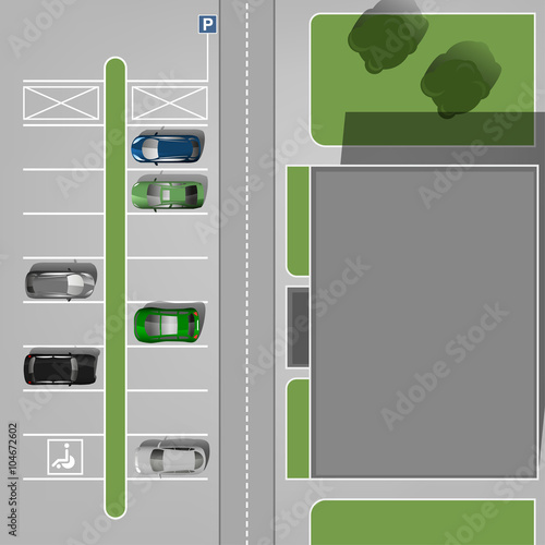 City parking image