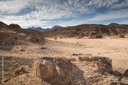 Desert and rocky mountains, Egypt