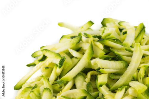 Zucchine tagliate