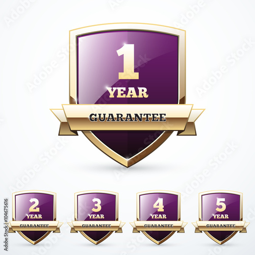 Set of guarantee shields