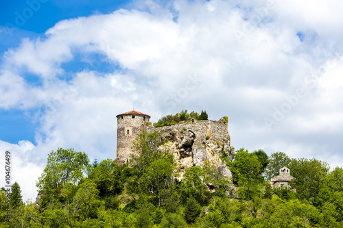 Busseol Castle, Puy-de-Dome Department, Auvergne, France