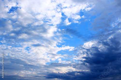 Fototapeta Naklejka Na Ścianę i Meble -  white clouds on blue sky