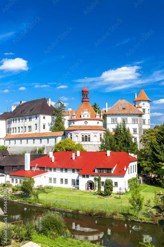 castle and palace of Jindrichuv Hradec, Czech Republic