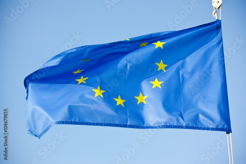 European Union blue flag