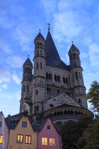 Saint Martin church in Cologne