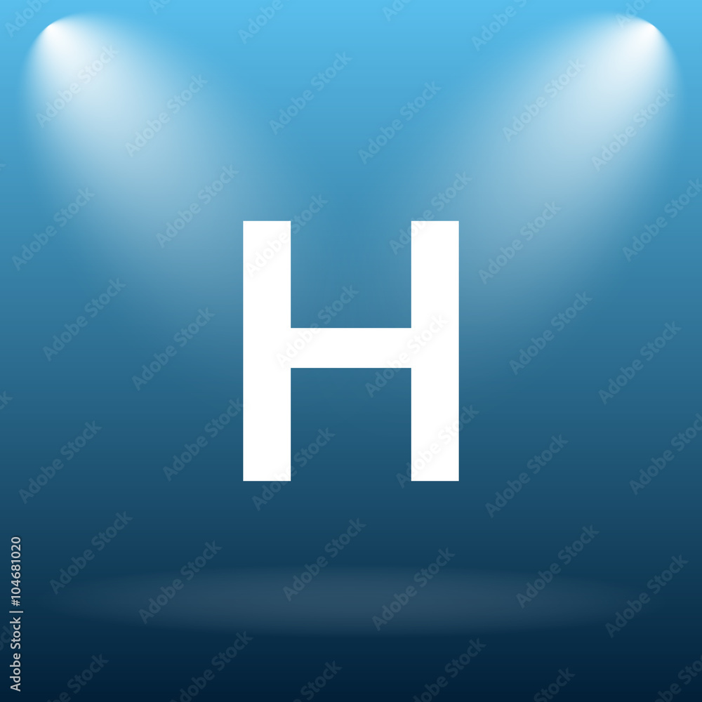 Obraz premium Hospital icon