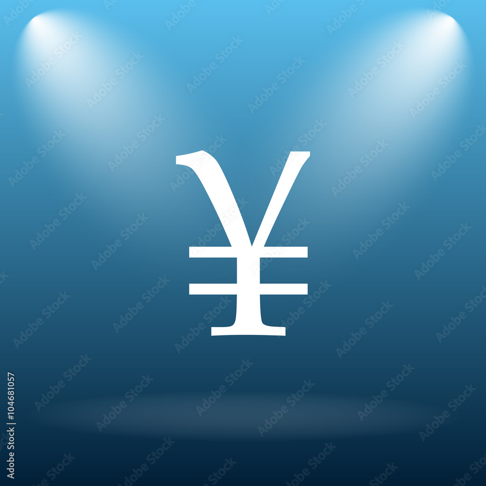 Fototapeta premium Yen icon