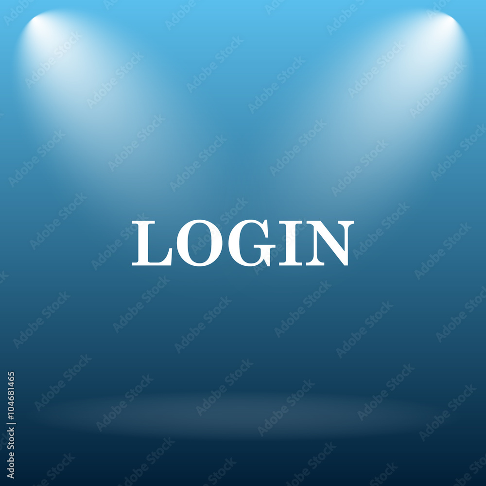 Fototapeta premium Login icon