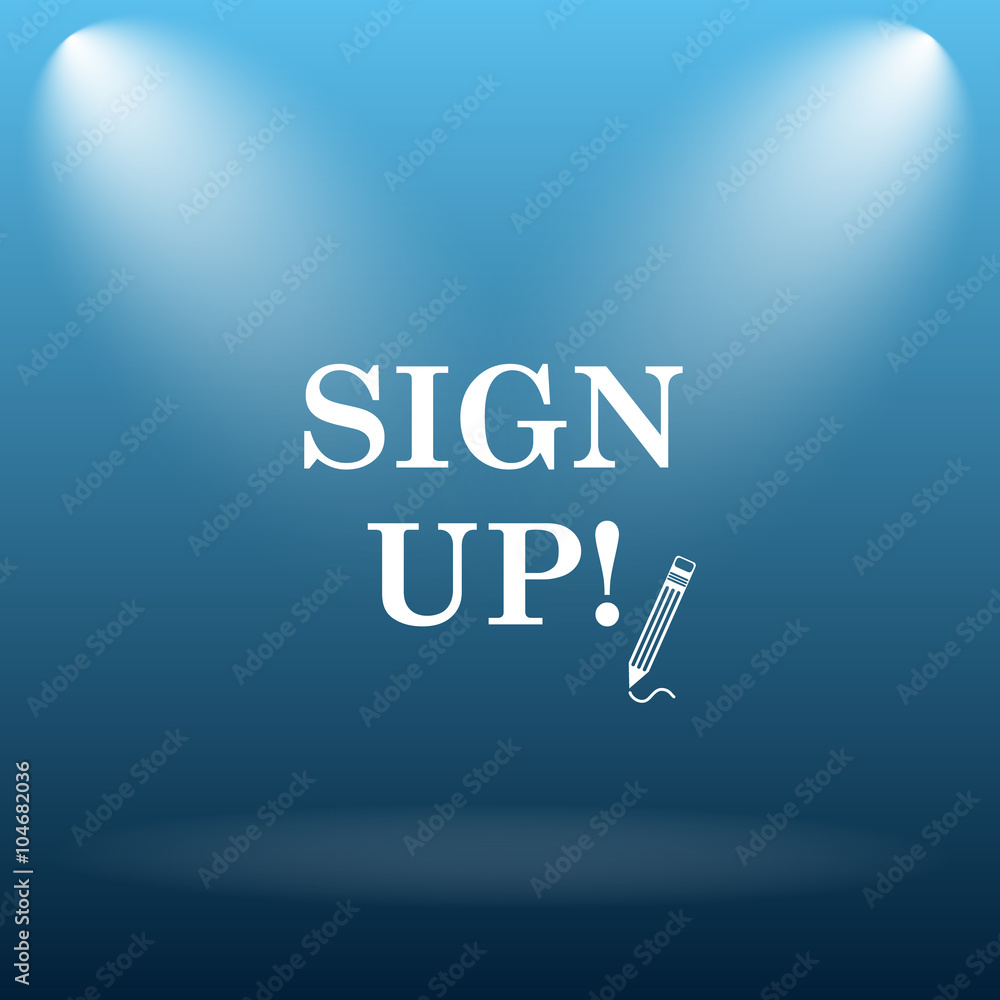 Sign up icon Sign up icon