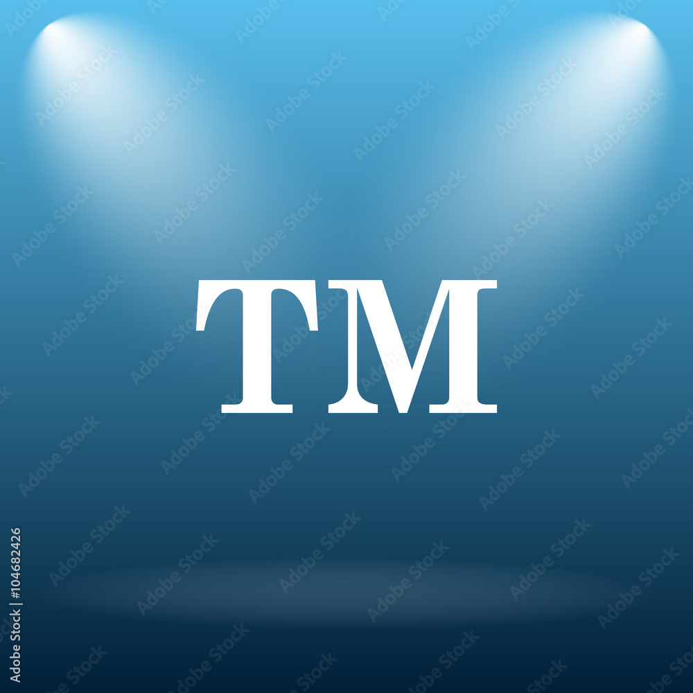 Obraz premium Trade mark icon