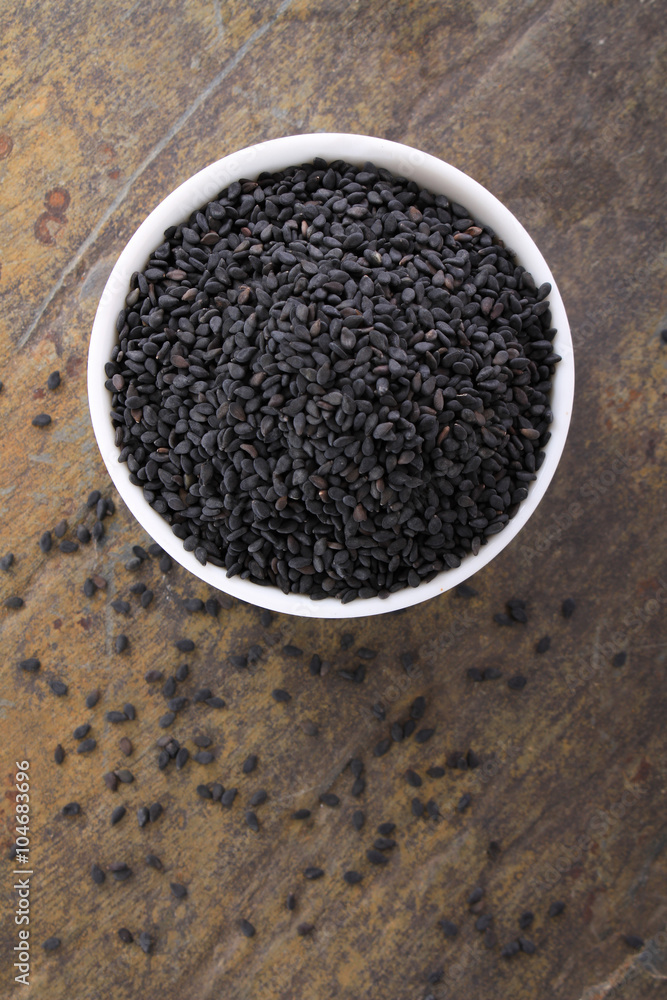 healthy dried sesame seeds