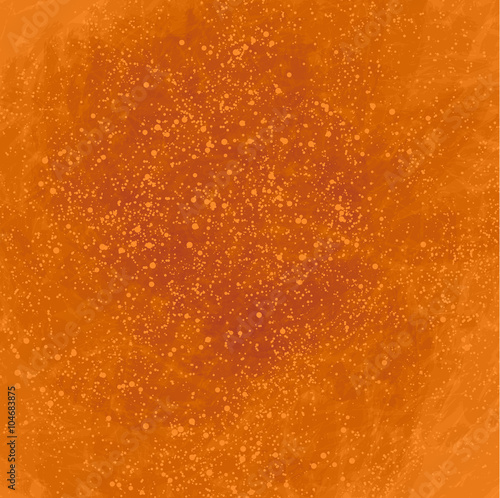 Orange abstract background with lots of bubbles