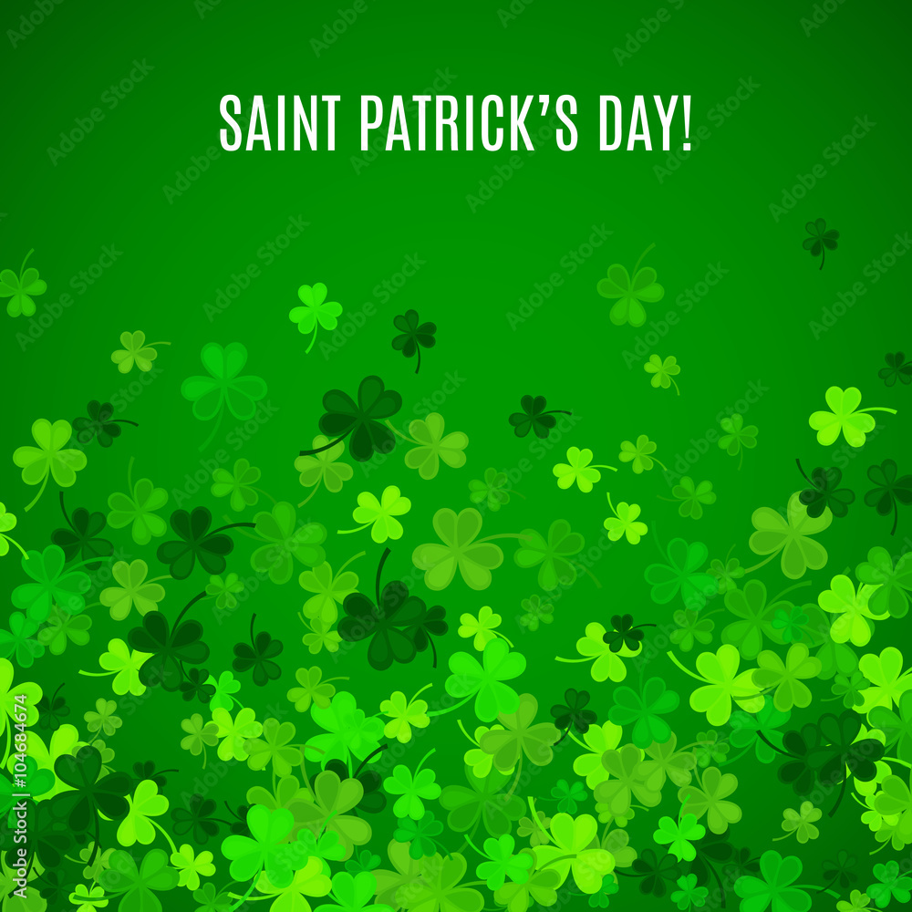St Patrick's Day background. Vector illustration St Patrick's Day background. Vector illustration