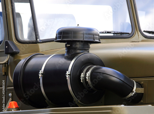 Tableau sur toile Air intake of the truck