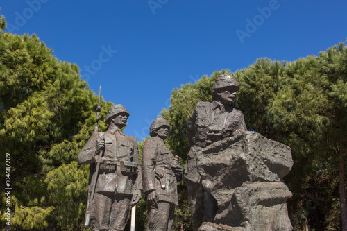 Atatürk ve Askerler Çanakkale Gelibolu