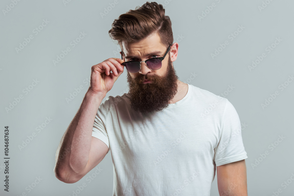 Young bearded man Young bearded man