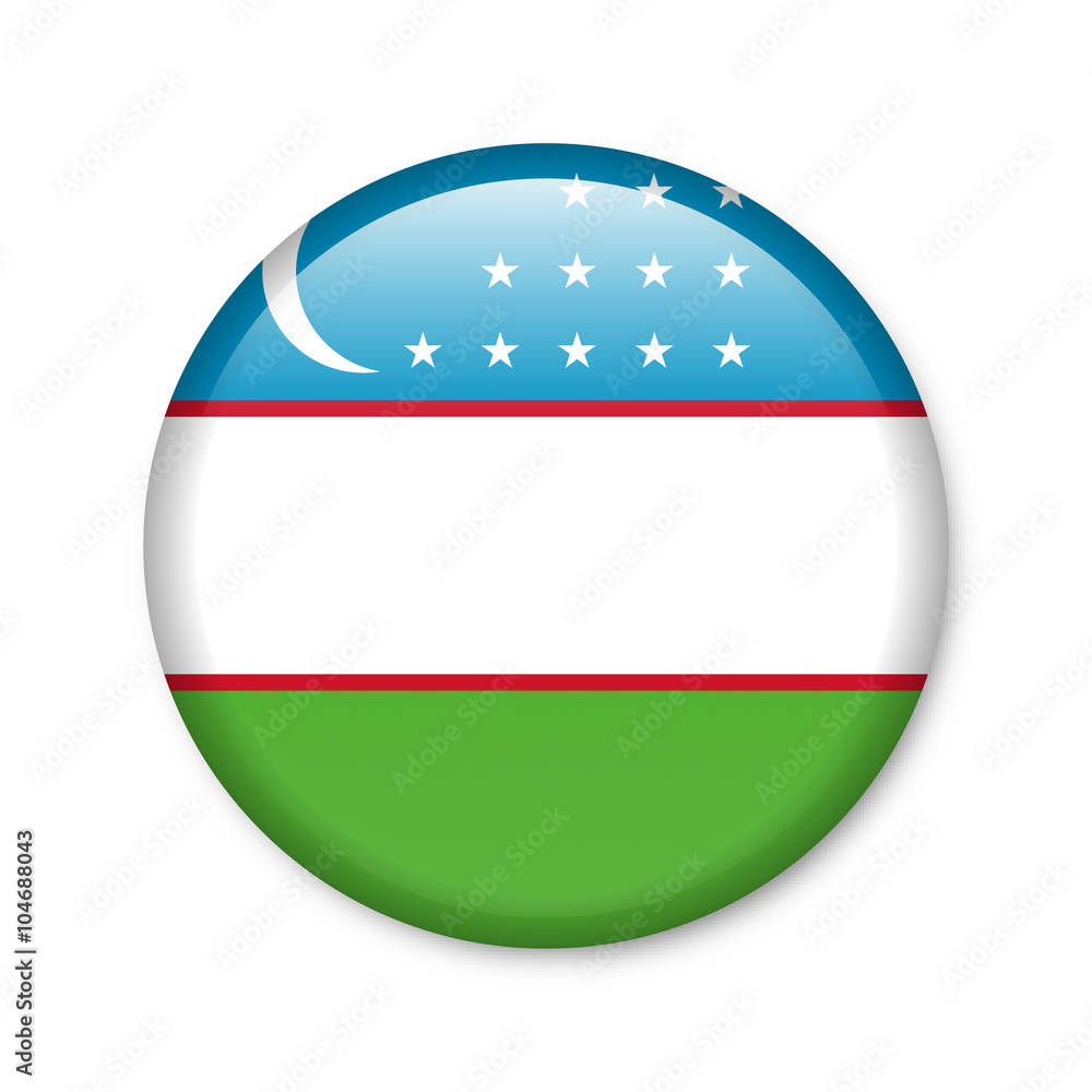 Usbekistan - Button Usbekistan - Button
