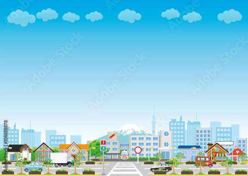 町並み　病院